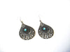 Bohemian Filigree Silver Toned Long Dangle Earrings 123020