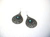 Bohemian Filigree Silver Toned Long Dangle Earrings 123020