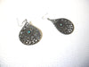 Bohemian Filigree Silver Toned Long Dangle Earrings 123020