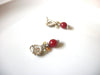 Bohemian Flower Faux Carnelian Dangle Earrings 80417