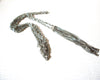 Vintage Silver Toned Links Tassel 60" Necklace 123116