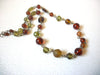 Retro Translucent Hand Made Glass Necklace 123120