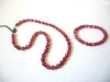 Vintage Altrosa Sparkling Czech Crystal Necklace Bracelet Set 123120