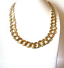 Vintage MONET Gold Toned Panel Links Necklace 122820