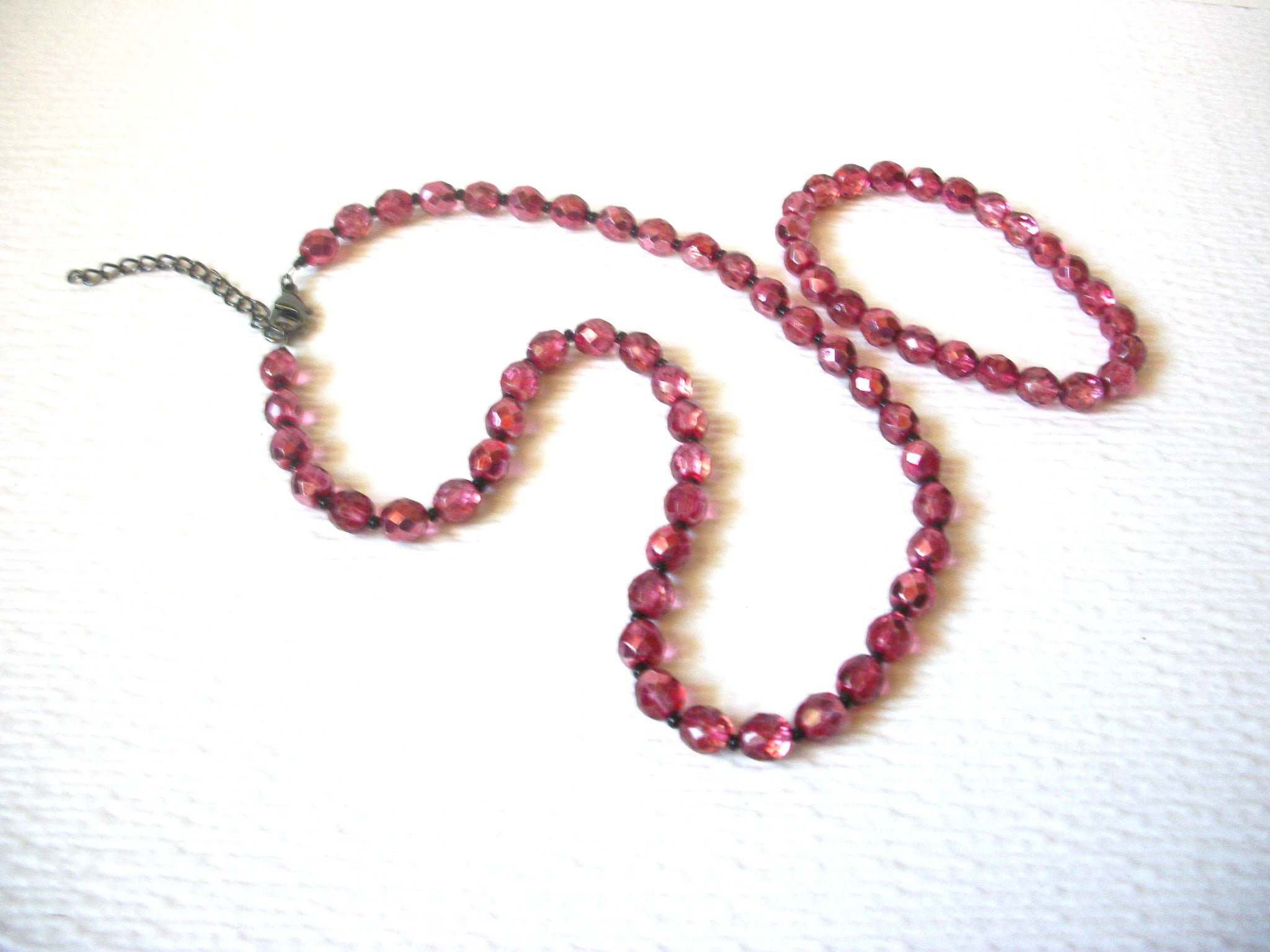 Vintage Altrosa Sparkling Czech Crystal Necklace Bracelet Set 123120