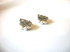 Vintage White Glass Pearl Cluster Clip On Earrings 80417