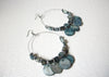 Massive 4 Inch Shell Hoop Earrings 123020 Hand Made By Sonja