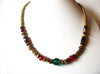 Dainty Colorful Czech Glass 16" Necklace 82217