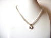 Necklace Bezel Set Clear Rhinestone 93017