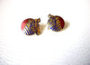MEOW Vintage Cloisonne Zebra Earrings 122120