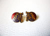MEOW Vintage Cloisonne Zebra Earrings 122120