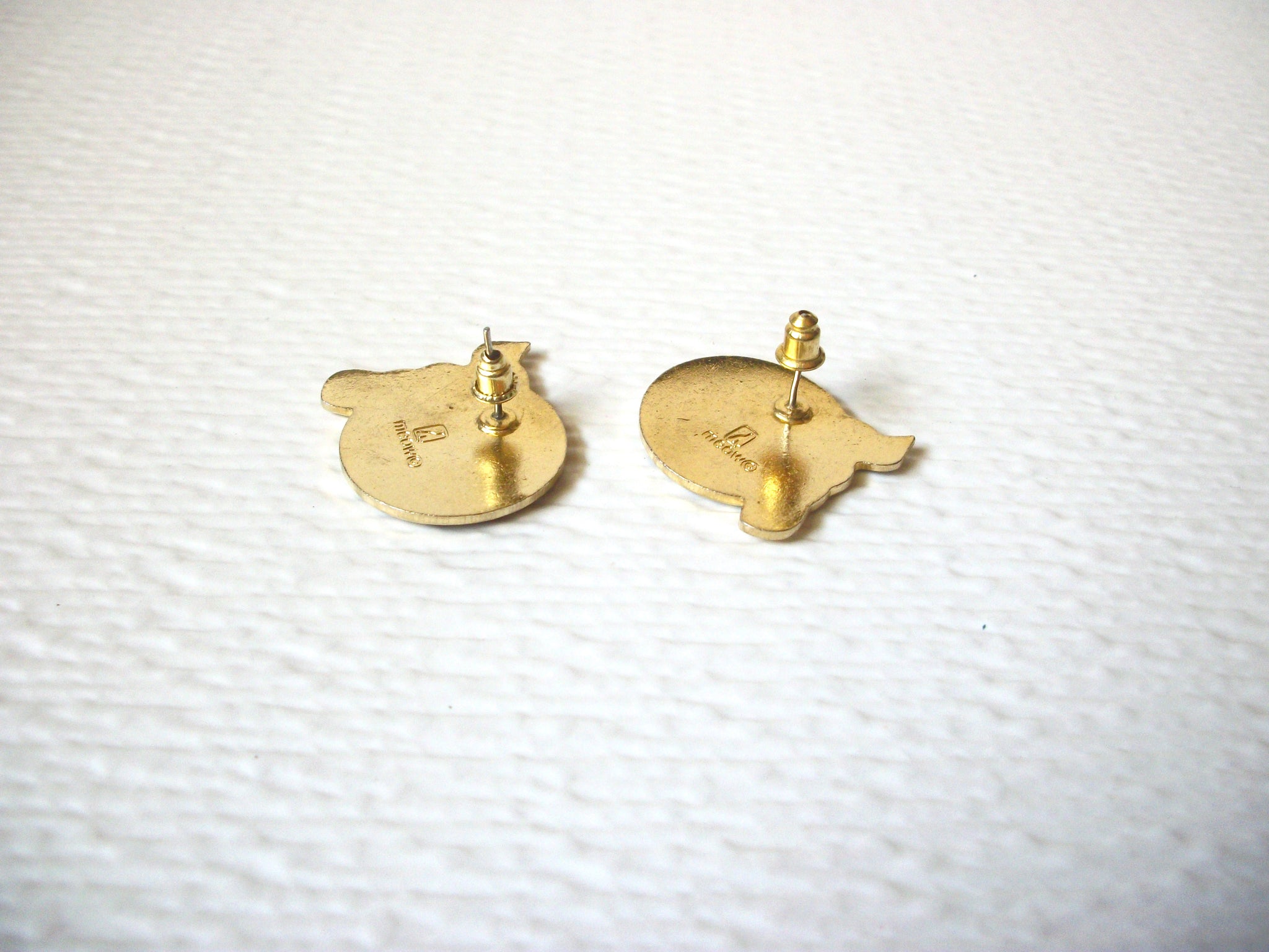 MEOW Vintage Cloisonne Zebra Earrings 122120