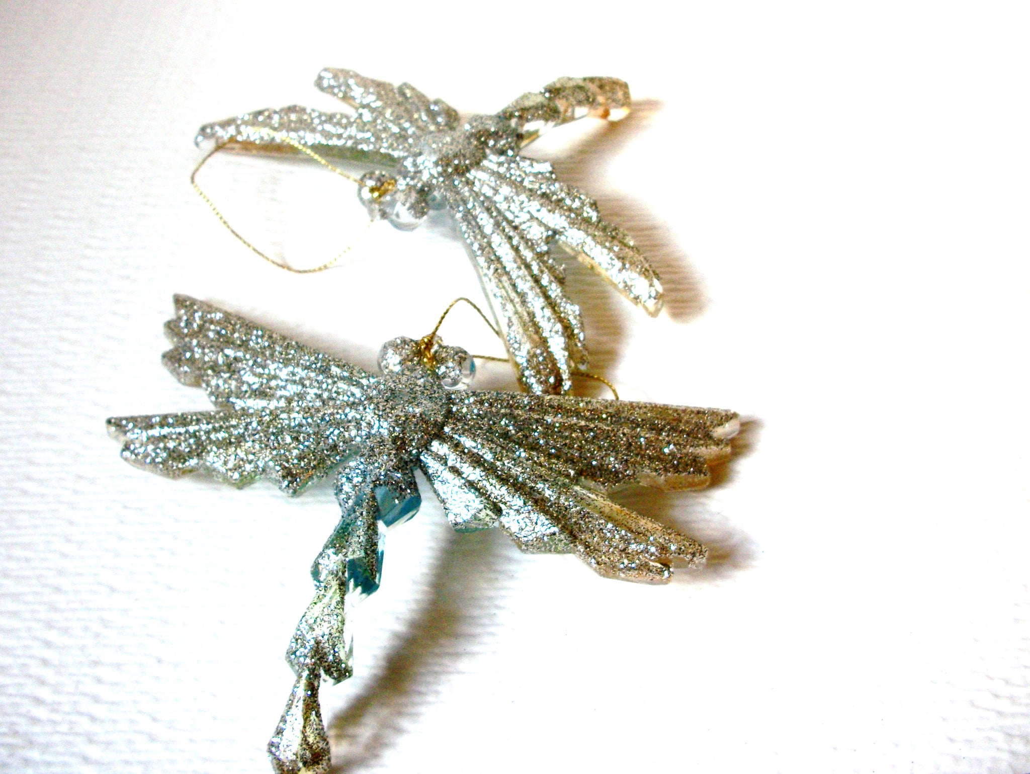 Dragonfly Set Christmas Ornament Gift Glitter Hand Made Large Ornament 122120