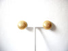 MONET Gold Toned Textured Dome Vintage Clip On Earrings 122120