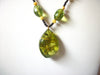 Lucite Peridot Hand Crafted Necklace 122420