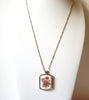 AVON Romantic Rose Vintage Flower Pendant Necklace 122520