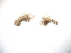 Vintage VOGUE Runway AB Crystal Clip On Earrings 122720