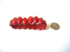 Paprika Rust Faux Stone Bracelet 122820