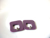 Retro Plum Lucite Earrings 101720