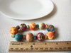 Retro Colorful Hand Painted Bracelet 101720