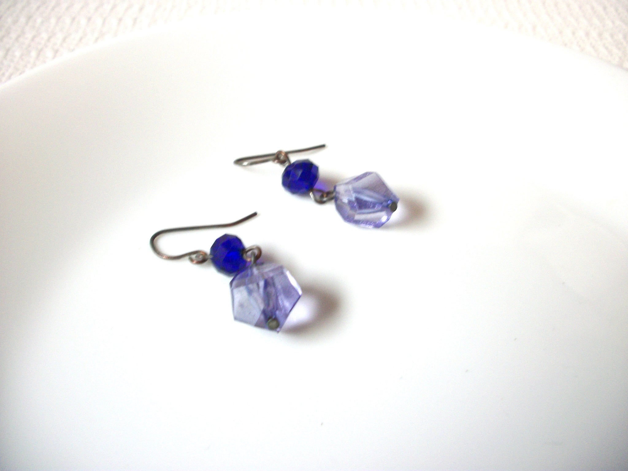 Retro Lavender Dangle Earrings 101920