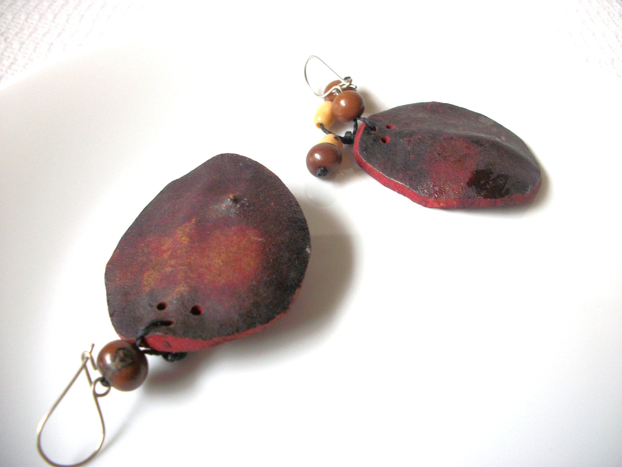 Vintage Exotic Nuts Earrings 102020