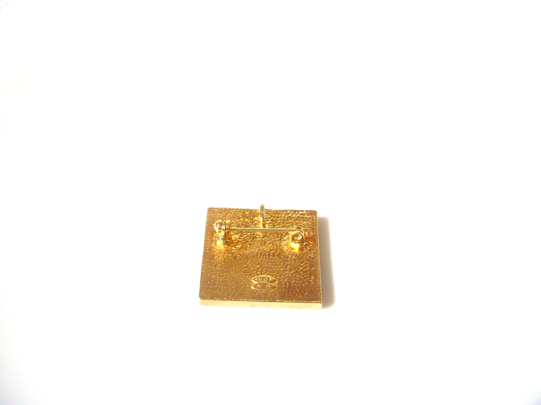 Vintage AVON Rhinestones Floral Pin Enhancer 71218Z