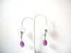 Vintage SARAH Cov Glass Dangling Earrings 71218Z