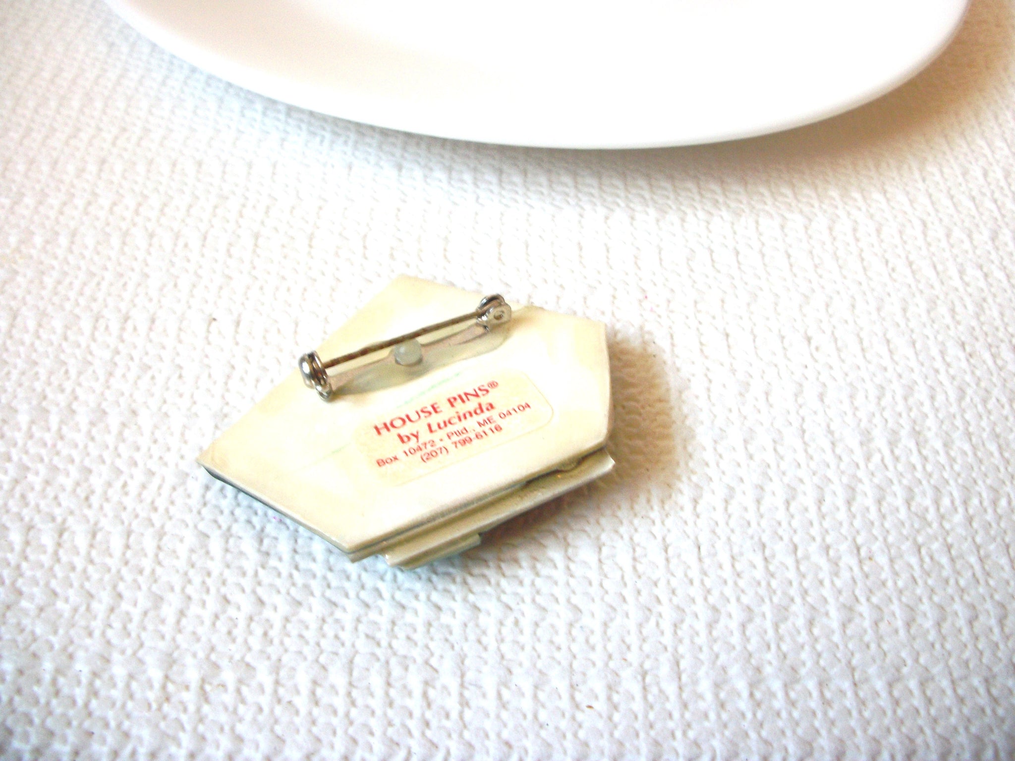 Vintage House Pin By Lucinda Pretty Blues House Pin 71218D