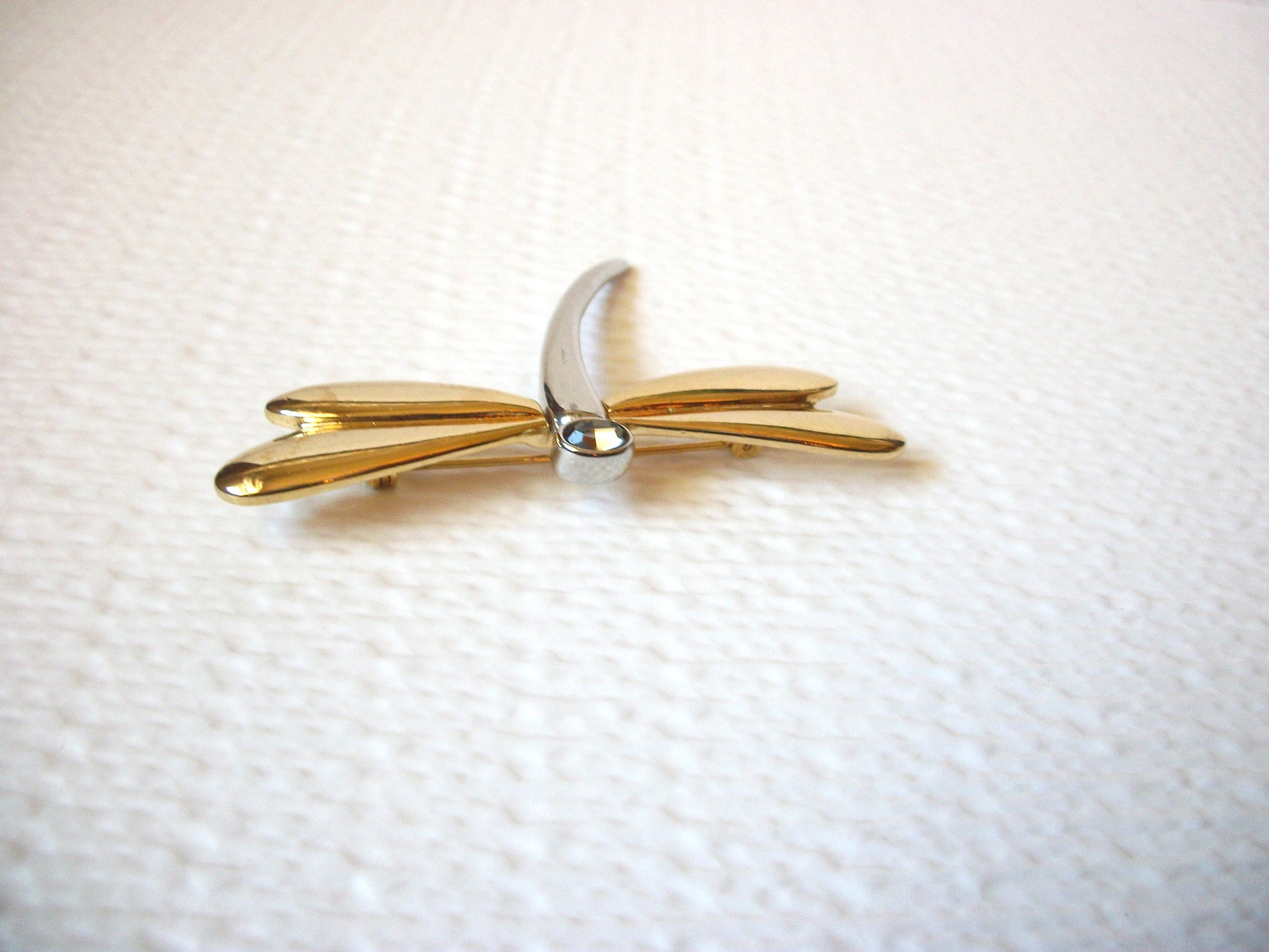 LC Two Tone Dragonfly Brooch Pin 102020