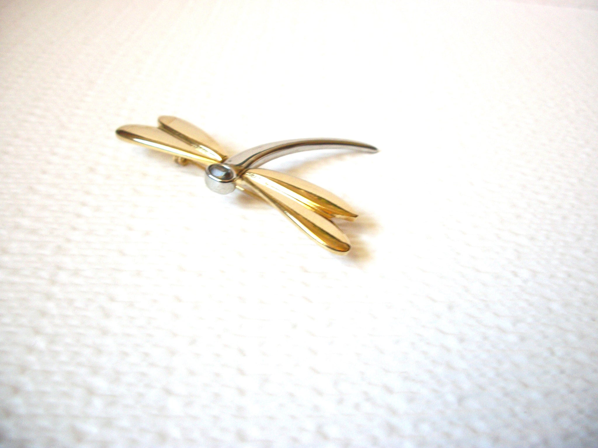 LC Two Tone Dragonfly Brooch Pin 102020