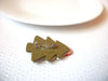 Vintage Christmas Tree Brooch Pin 102120