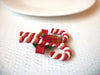 Vintage Christmas Candy Cane Brooch Pin 102120