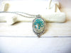 Dried Flower Necklace - Pressed Flower - Forgetmenot - Botanical Jewelry - Nature Lover S18