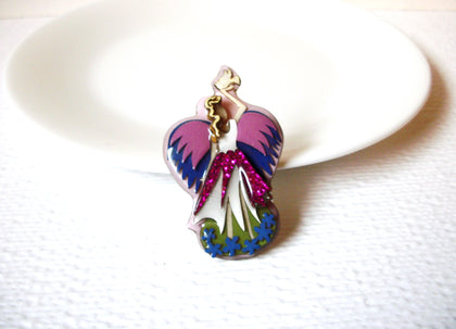 Lucinda Handcrafted Artisan Brooch Pin By Lucinda Earthy Mystical Angel 102220