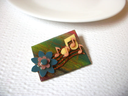 Vintage Lucinda Music Pins, Flower Music Notes Lucinda Pins 102320