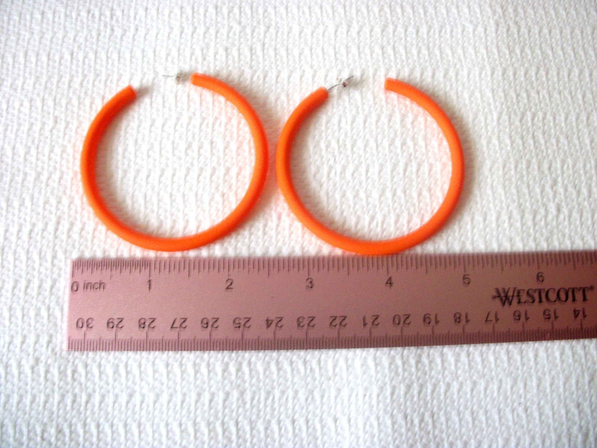 Susan Large Hoop Earrings, Orange Big Hoop Earrings, Acetate Earrings, Resin Earrings, Acrylic, Statement Earrings S14