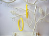 Susan Yellow Sunshine Big Hoop Earrings, Acetate Earrings, Resin Earrings, Acrylic, Statement Earrings S14