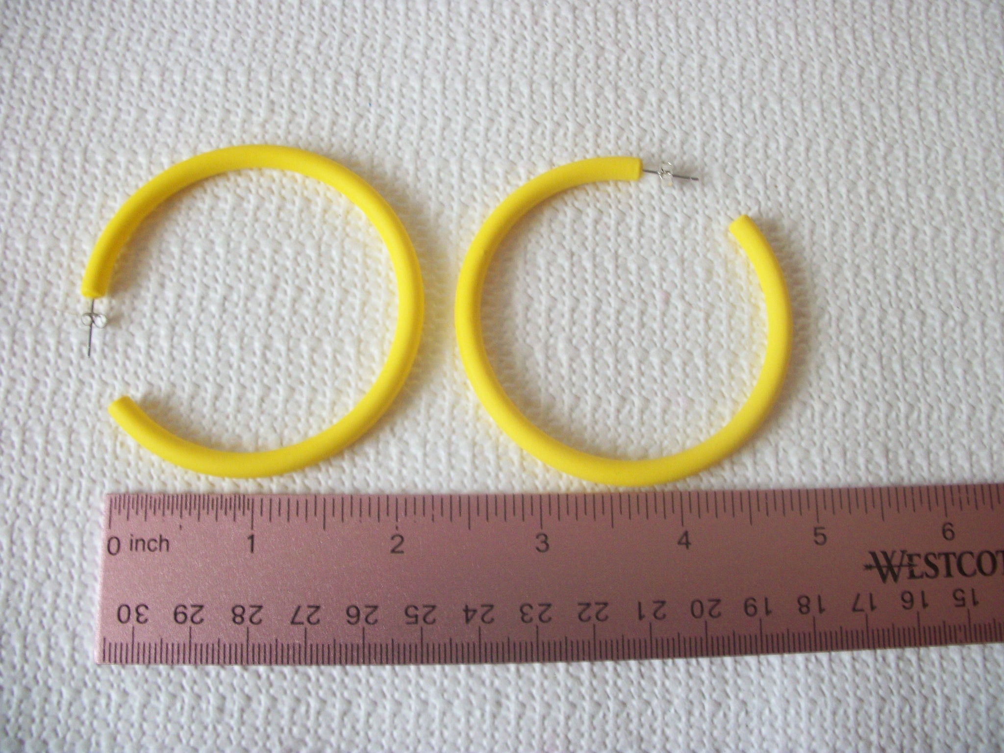 Susan Yellow Sunshine Big Hoop Earrings, Acetate Earrings, Resin Earrings, Acrylic, Statement Earrings S14