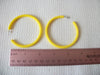 Susan Yellow Sunshine Big Hoop Earrings, Acetate Earrings, Resin Earrings, Acrylic, Statement Earrings S14