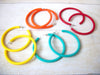 Susan Yellow Sunshine Big Hoop Earrings, Acetate Earrings, Resin Earrings, Acrylic, Statement Earrings S14