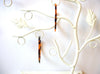 Kim Dark Brown Tortoise Earrings, Tortoise Shell Earrings, Tortoise Shell Earrings, Acetate Earrings, Lightweight Resin Hoop Earrings S16