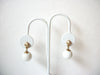 Vintage SARAH COV White Gold Earrings 102520