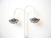 Vintage Spanish Filigree Fan Earrings 102620