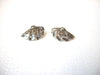 Vintage Spanish Filigree Fan Earrings 102620