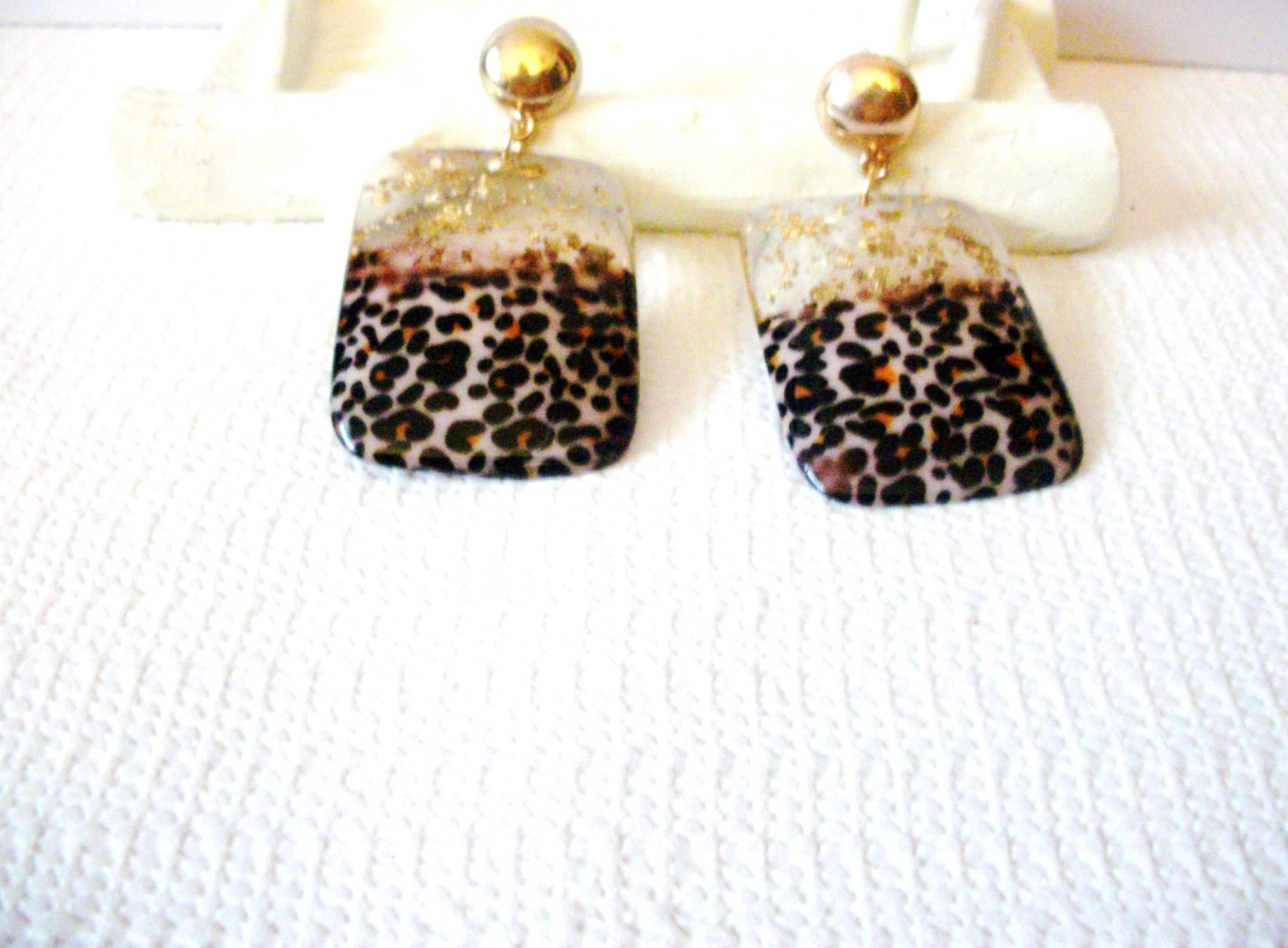 Riva Brown Tortoise Glitter Earrings, Tortoise Shell Earrings, Tortoise Statement Earrings, Acetate Earrings, Lightweight Resin Earrings S10