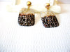 Riva Brown Tortoise Glitter Earrings, Tortoise Shell Earrings, Tortoise Statement Earrings, Acetate Earrings, Lightweight Resin Earrings S10