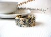 Sarah Light Ivory Black Cuff Bracelet, Simple Minimalist Tortoise Bracelet, Tortoiseshell Cuff, Tortoise Shell Cuff Bangle, Acetate Cuff S19