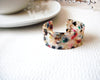 Ally Marble Cuff Bracelet, Simple Minimalist Tortoise Bracelet, Tortoiseshell Cuff, Tortoise Shell Cuff Bangle, Acetate Cuff S20