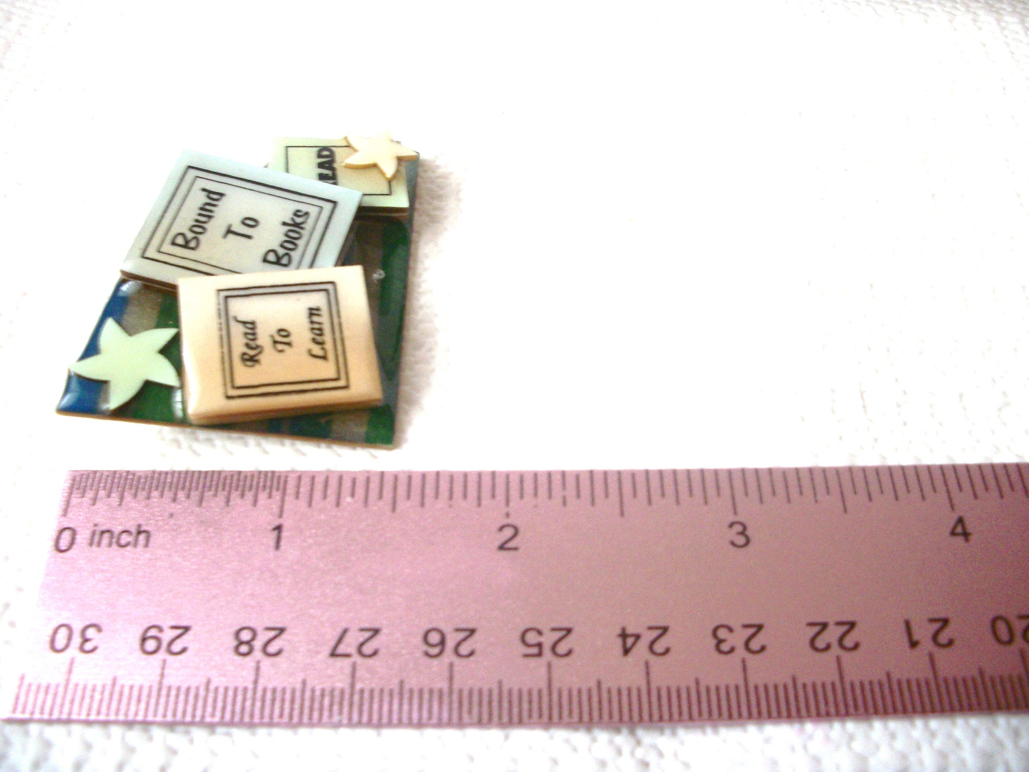 RARE Lucinda Book Pins 3D Effect Pins By Lucinda Hand made Lucinda Book Pins 71816